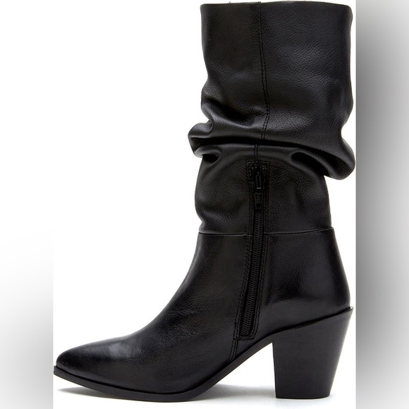 MATISSE BRIN new GENUIN LEATHER boots with fringes in black 683MNT - Picture 4 of 9